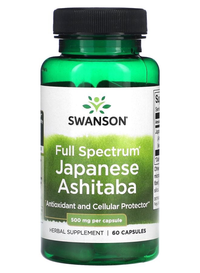 SWANSON Full Spectrum Japanese Ashitaba 500 mg 60 Capsules