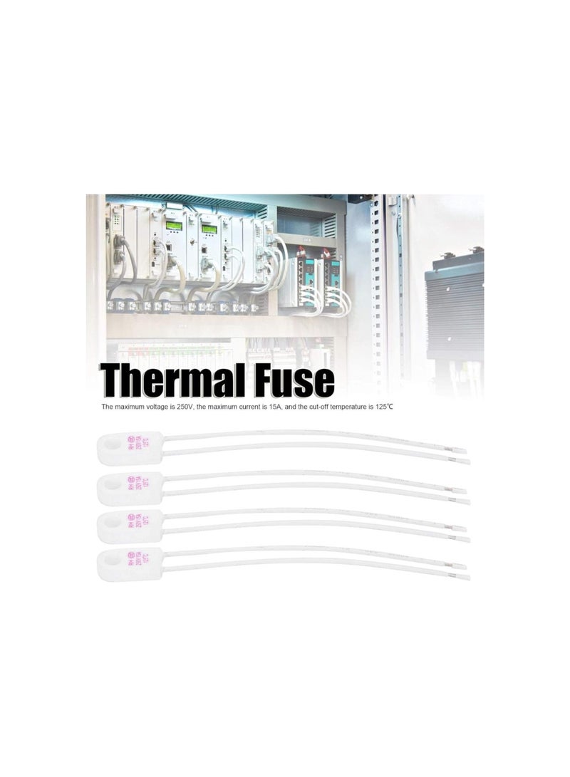 Thermal Fuse, Circuit Temperature Limiter Cutoffs Thermal Fuse Ceramic Thermal Fuse Electricity Circuit Accessories for Electricity - Image 2