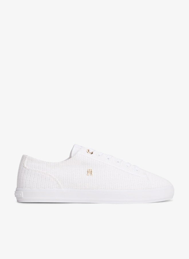 TOMMY HILFIGER TH Monogram Textured Trainers - Image 1