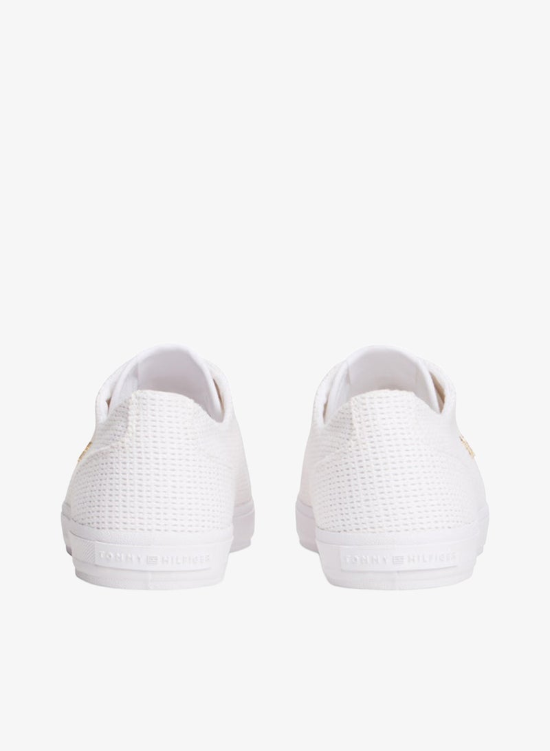 TOMMY HILFIGER TH Monogram Textured Trainers - Image 4