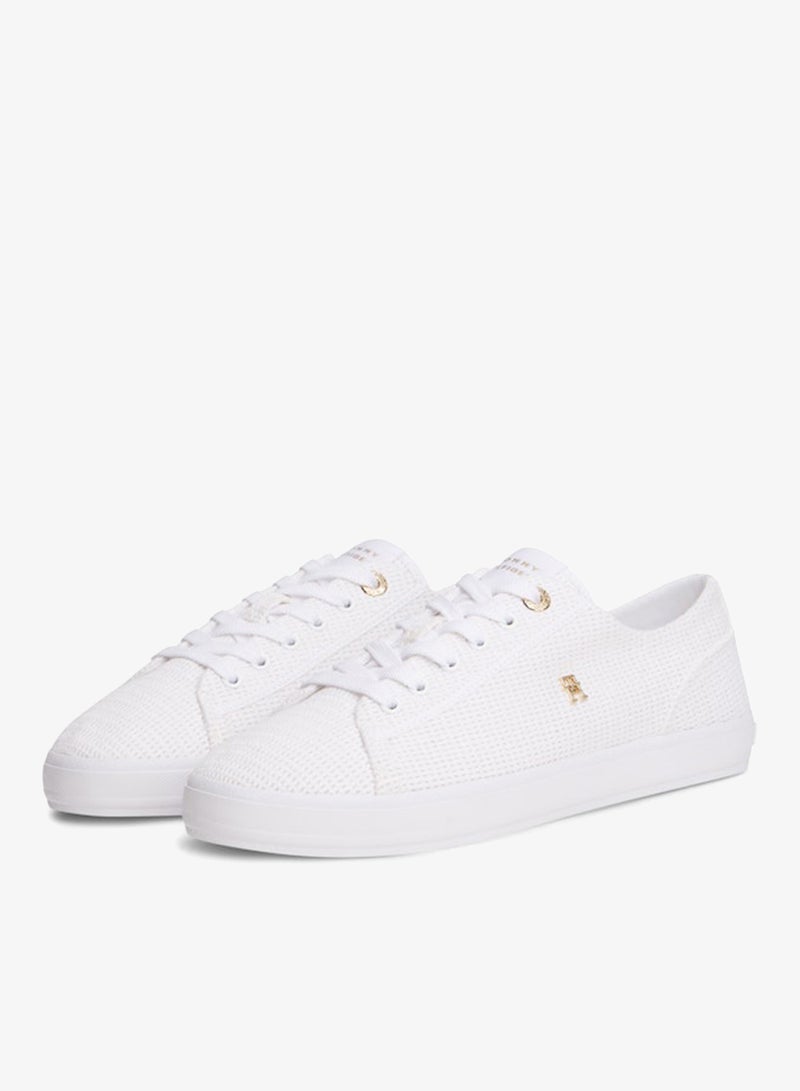TOMMY HILFIGER TH Monogram Textured Trainers - Image 3