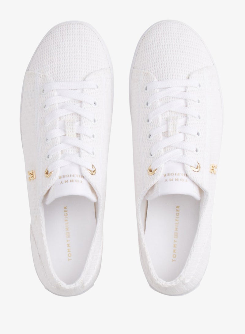 TOMMY HILFIGER TH Monogram Textured Trainers - Image 5
