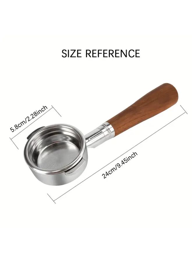 Stainless Steel Bottomless Portafilter 1PCS For E61 Grouphead Espresso Machine With Filter Basket - Image 3