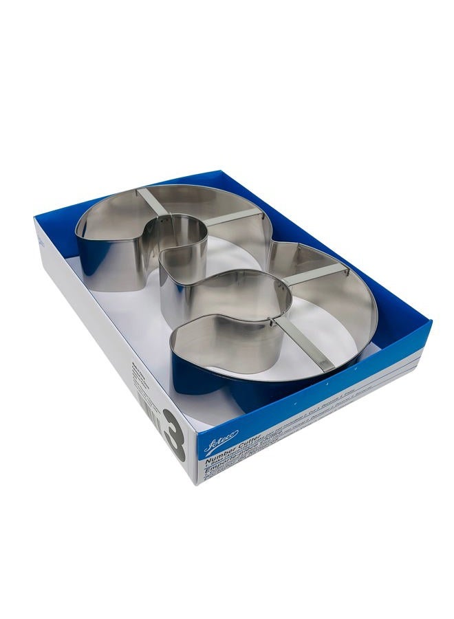Ateco Extra Large Number 3 Cake Cutter - Image 1
