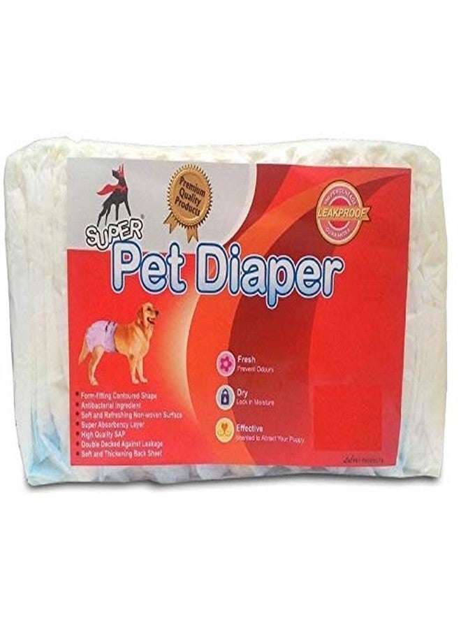 PetWag Disposable Dog Diapers with Absorbent Wraps, Small (44 X 32 cm), Pack of 12 - Image 1