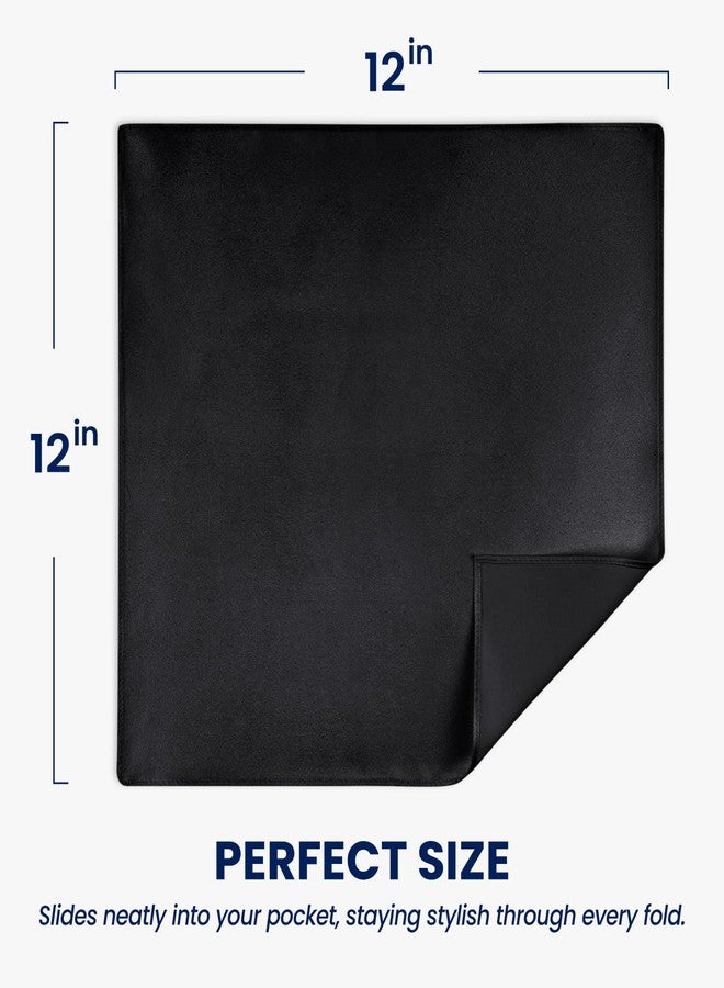 Selected Hanky Satin Pocket Square for Men Solid Color, Textile Handkerchiefs - Image 3