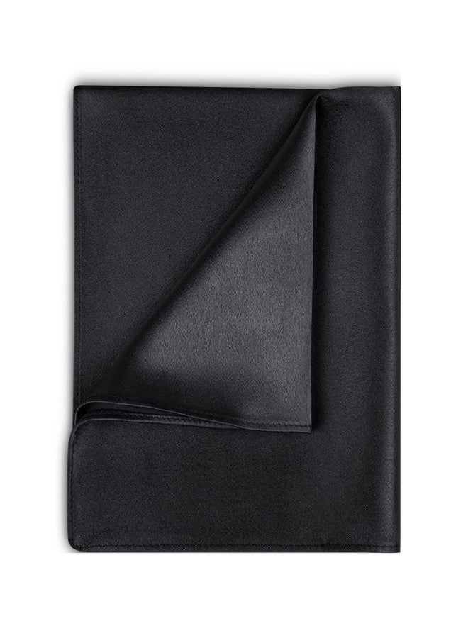 Selected Hanky Satin Pocket Square for Men Solid Color, Textile Handkerchiefs - Image 1