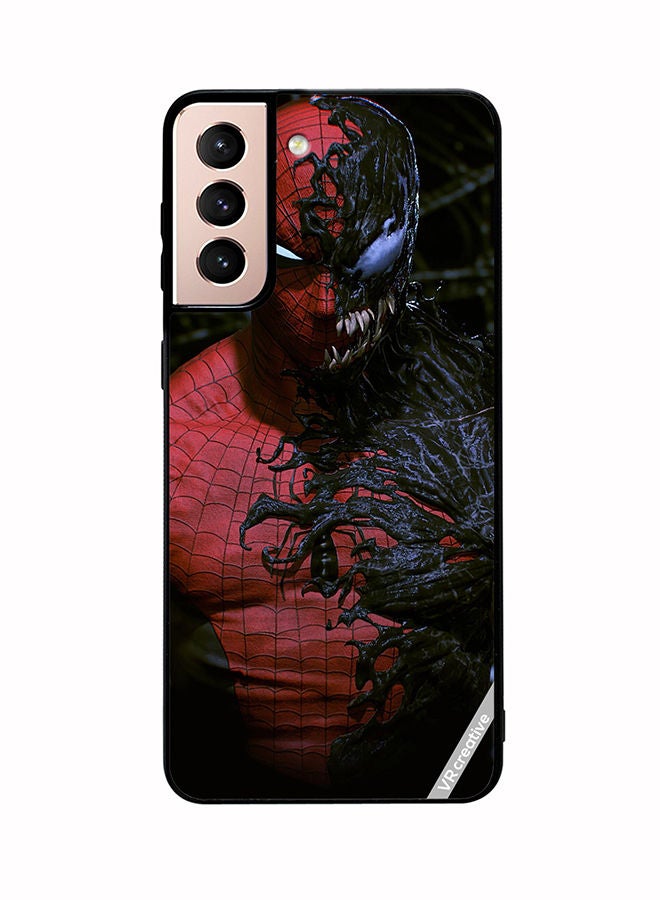 VR CREATIVE Protective Case Cover For Samsung Galaxy S21 5G Spiderman Design Multicolour - Image 1