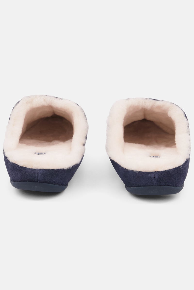 FitFlop Women Chrissie Shearling Slip On Lounge Slippers, navy - Image 4