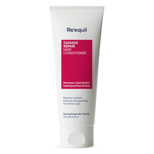 RE' EQUIL Re'equil Damage Repair Conditioner with Murumuru & Pea Protein | Silicone Free Conditioner | Repairs, Nourishes, and Detangles Hair | Great for Curly, Damaged Hair | 125 g - Image 1