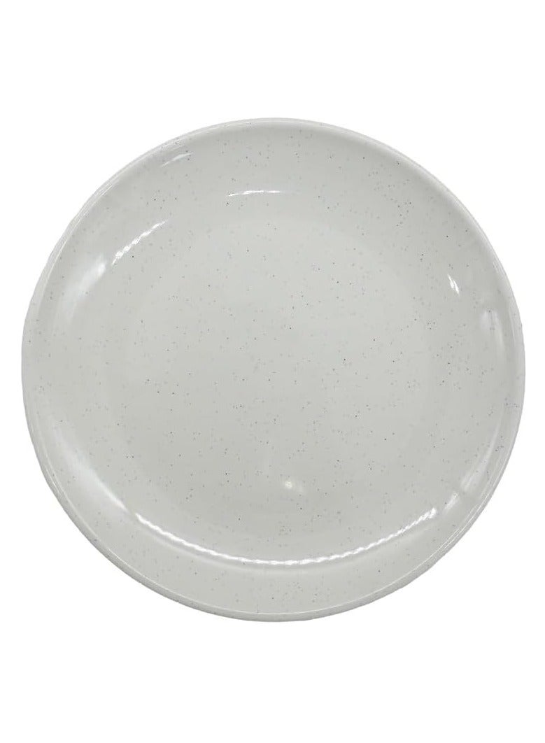 AKDC Melamine Coupe Plate Light Stone -10 Inch - Image 1