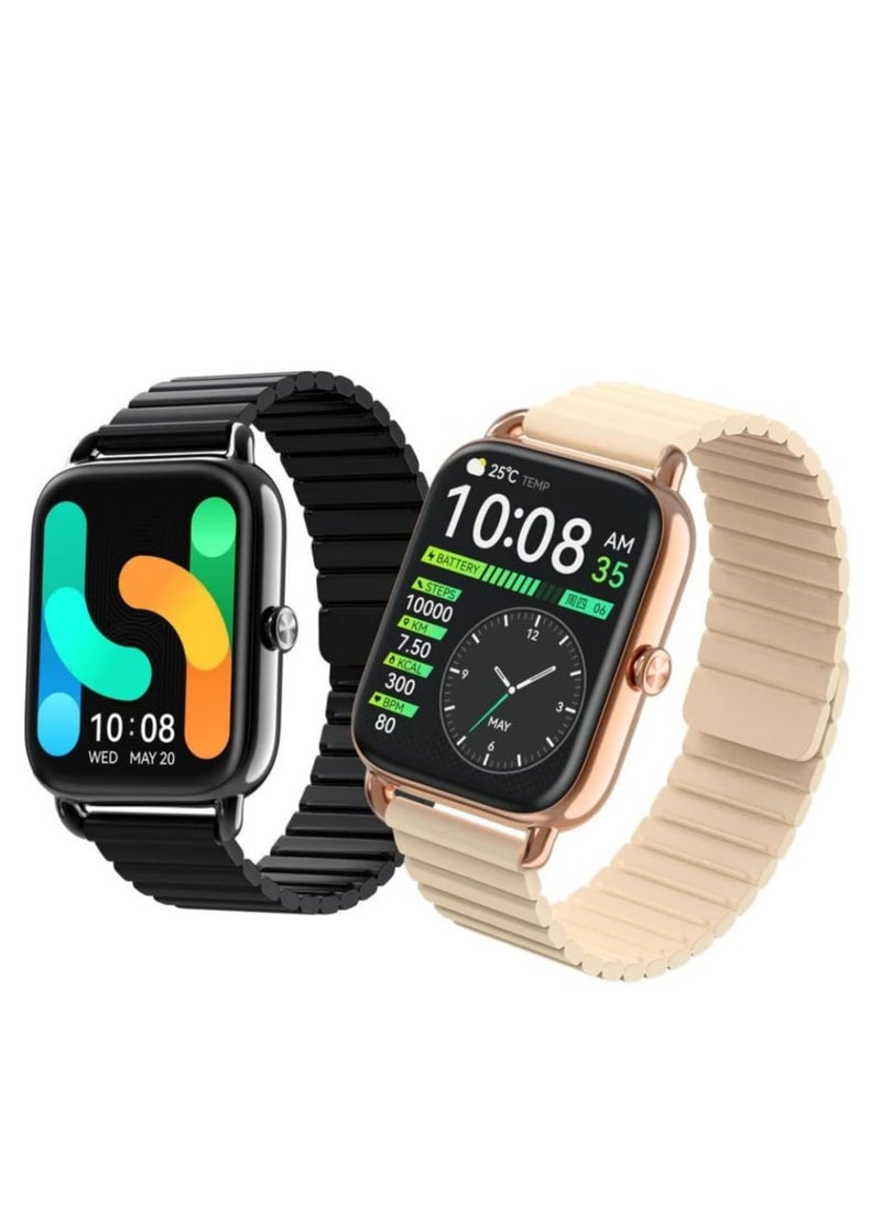 Generic - Haylou RS4 Plus Smart Watch 1.78-inch AMOLED Touch Screen Display Customized Watch Faces Magnetic Strap - Image 1