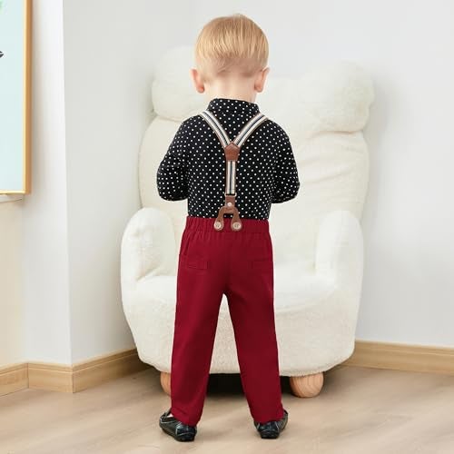 SANMIO Baby Boy Clothes 0-24M Baby Boy Suits 4pcs Baby Boys Baptism Easter Outfits Baby Christmas Clothes - Image 4