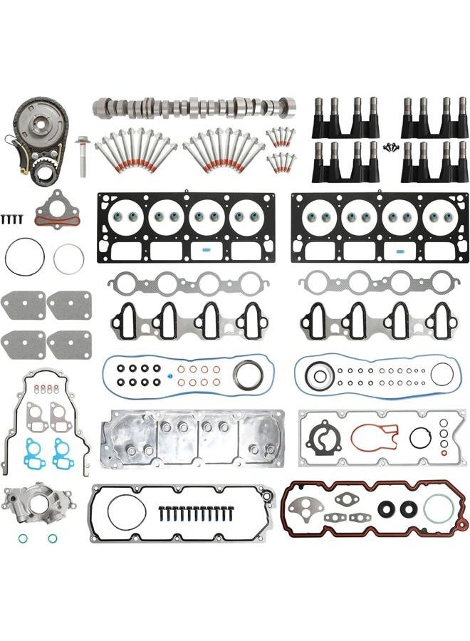 YIDEZU NON AFM DOD Disable Cam Camshaft Lifters fit for 2007-2013 C-h/e.vy 5.3L Head Gasket kit for 2005-2014 Silverado Suburban GMC Sierra 12557840 - Image 1