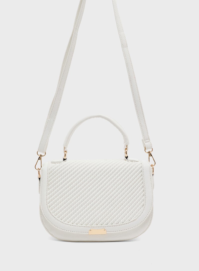 Ginger Textured Shoulder Bag - Image 1