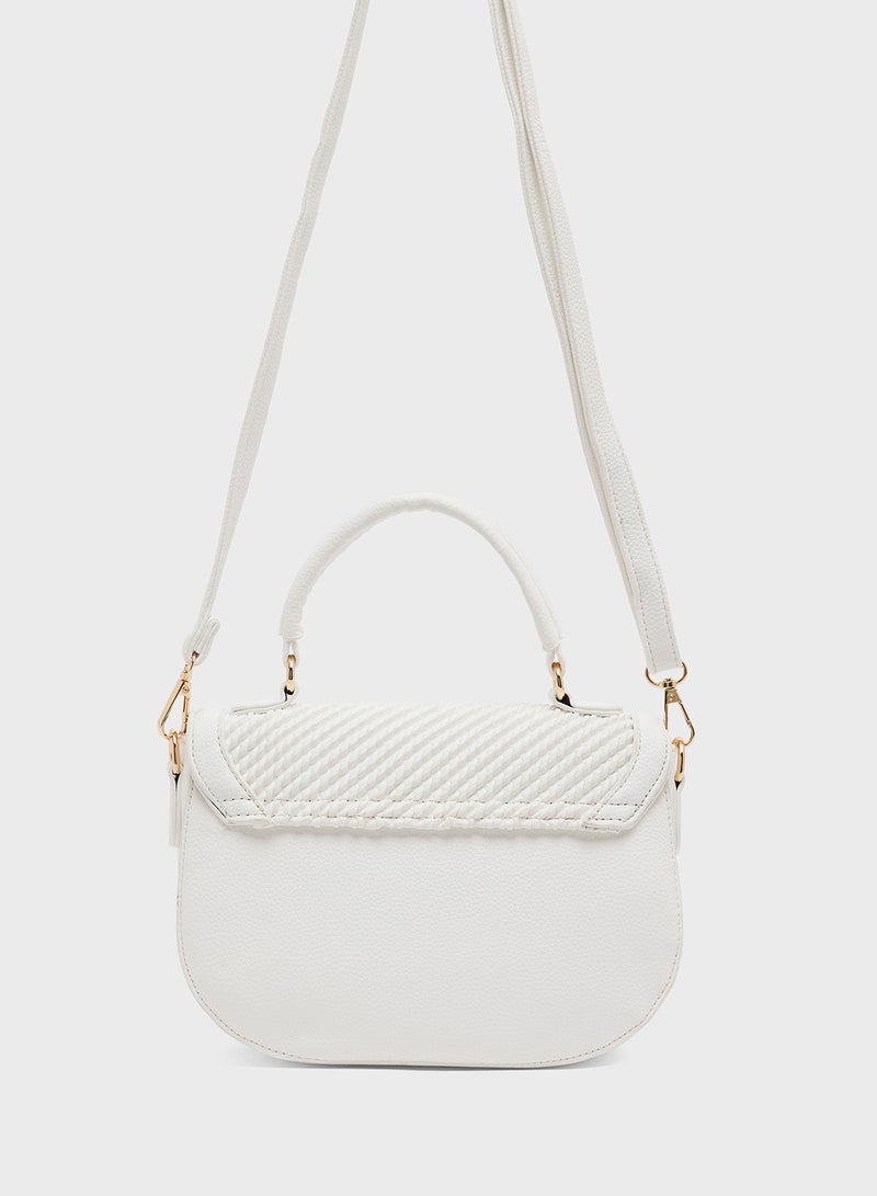 Ginger Textured Shoulder Bag - Image 2