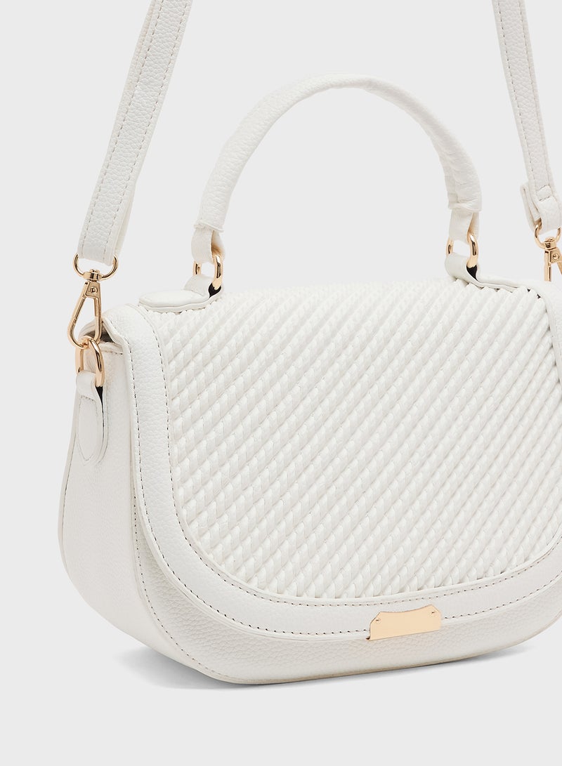 Ginger Textured Shoulder Bag - Image 4