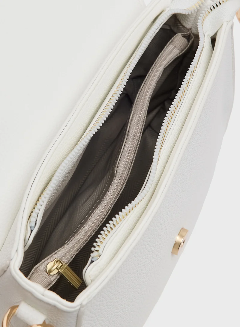 Ginger Textured Shoulder Bag
