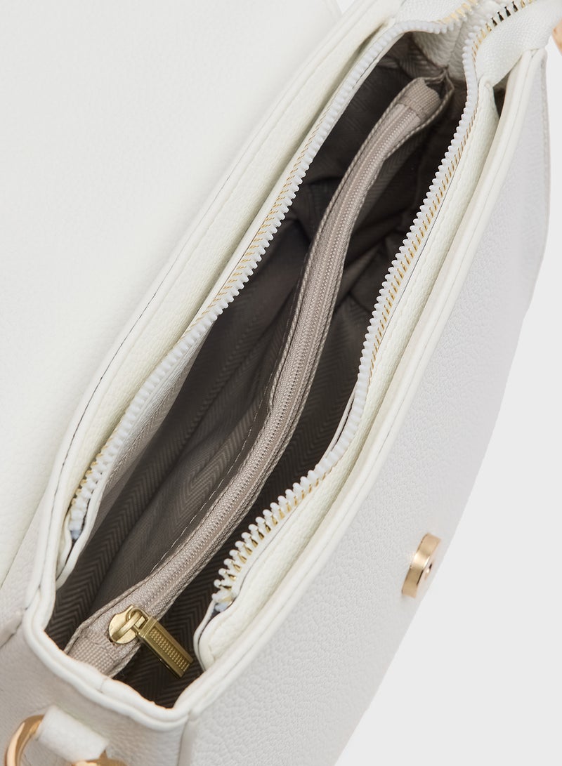 Ginger Textured Shoulder Bag - Image 5