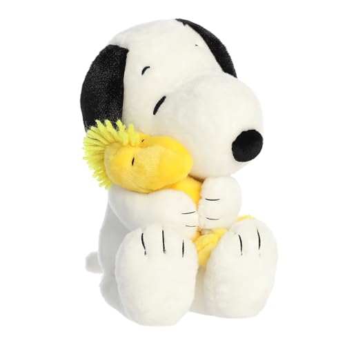 Aurora® Adorable Peanuts® Big Hugs Snoopy™ & Woodstock Stuffed Animal - Officially Licensed Toys for All Snoopy Fans - Nostalgic Gift for Adults and Birthday Celebrations - 12 Inches - Image 1