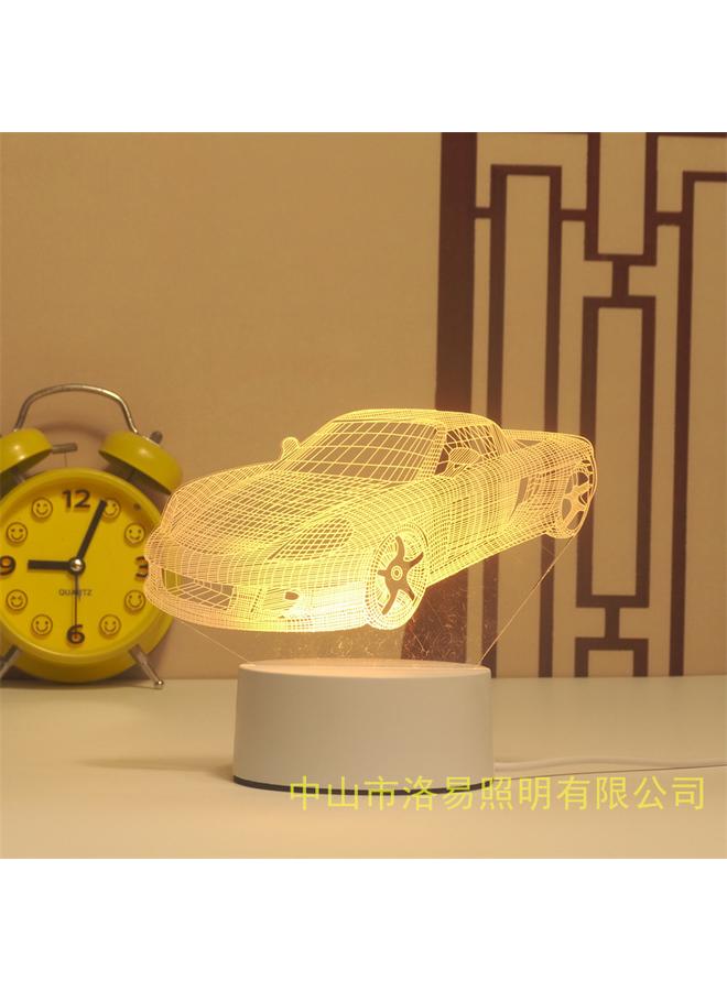 Bluejw Creative 3d Nightlight Acrylic Atmosphere Gift Bedside Atmosphere Lamp Activity Gift DIY Table Lamp - Image 1