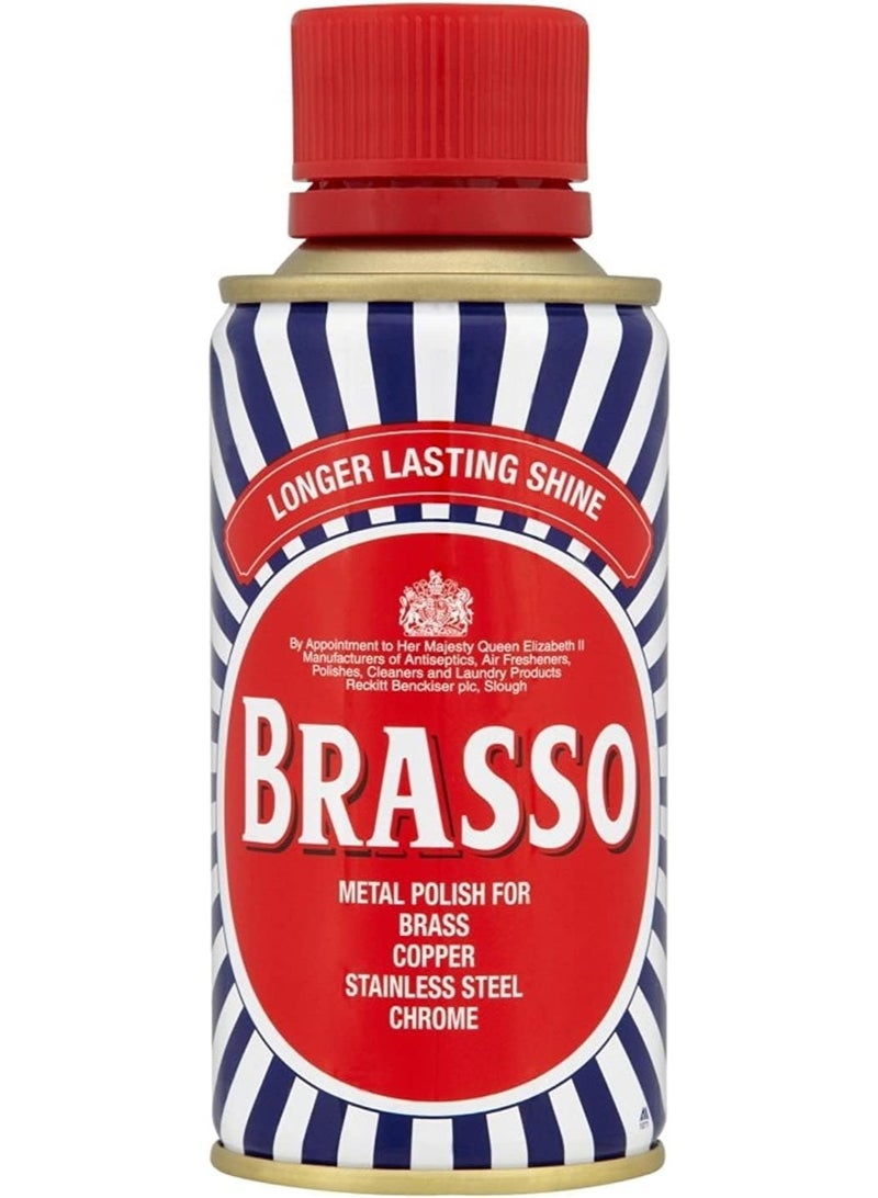 Brasso براسو منظف متعدد الأغراض للمعادن نحاس ستانلس ستيل سائل 150 مل - Image 2