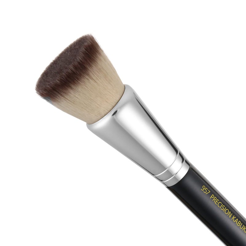 Bdellium Tools Professional Makeup Brush - Maestro Series 957 Precision Kabuki - With Soft Synthetic Fibers, For Versatile Application (Black, 1pc) - Image 3