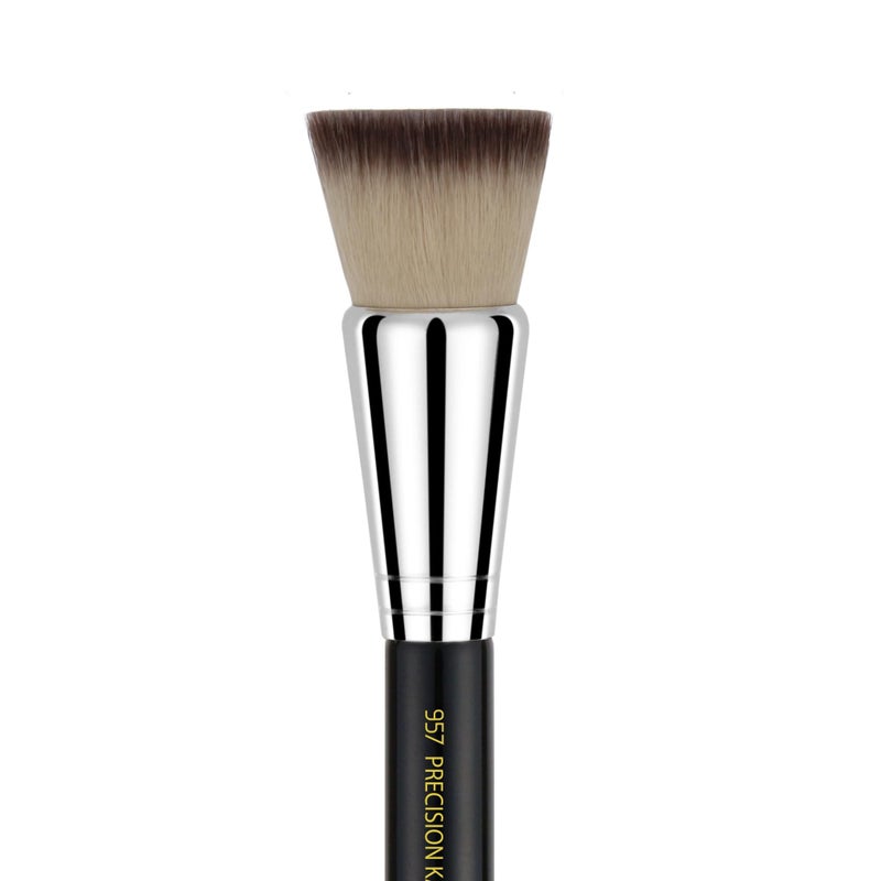 Bdellium Tools Professional Makeup Brush - Maestro Series 957 Precision Kabuki - With Soft Synthetic Fibers, For Versatile Application (Black, 1pc) - Image 2