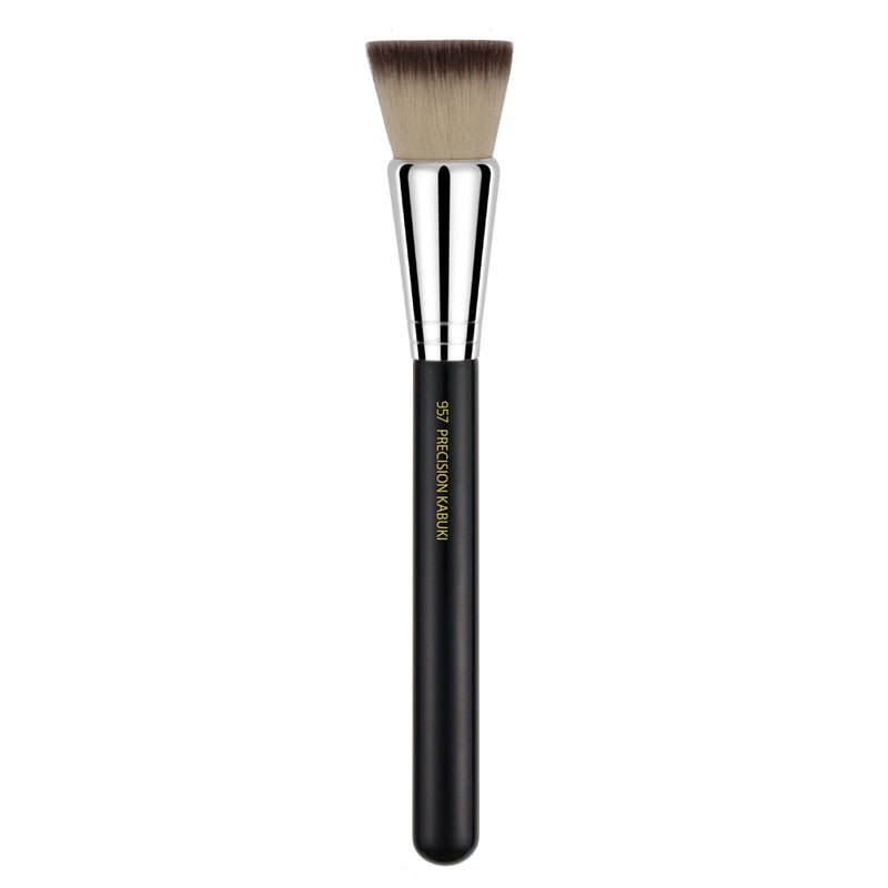 Bdellium Tools Professional Makeup Brush - Maestro Series 957 Precision Kabuki - With Soft Synthetic Fibers, For Versatile Application (Black, 1pc) - Image 4