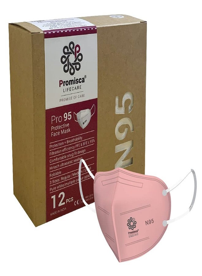 بروميسكا قناع الوجه بروميسكا N95 للرجال والنساء والأطفال بألوان متعددة و3 مقاسات، مزود بحلقة للأذن وحلقة للرأس. - Image 1