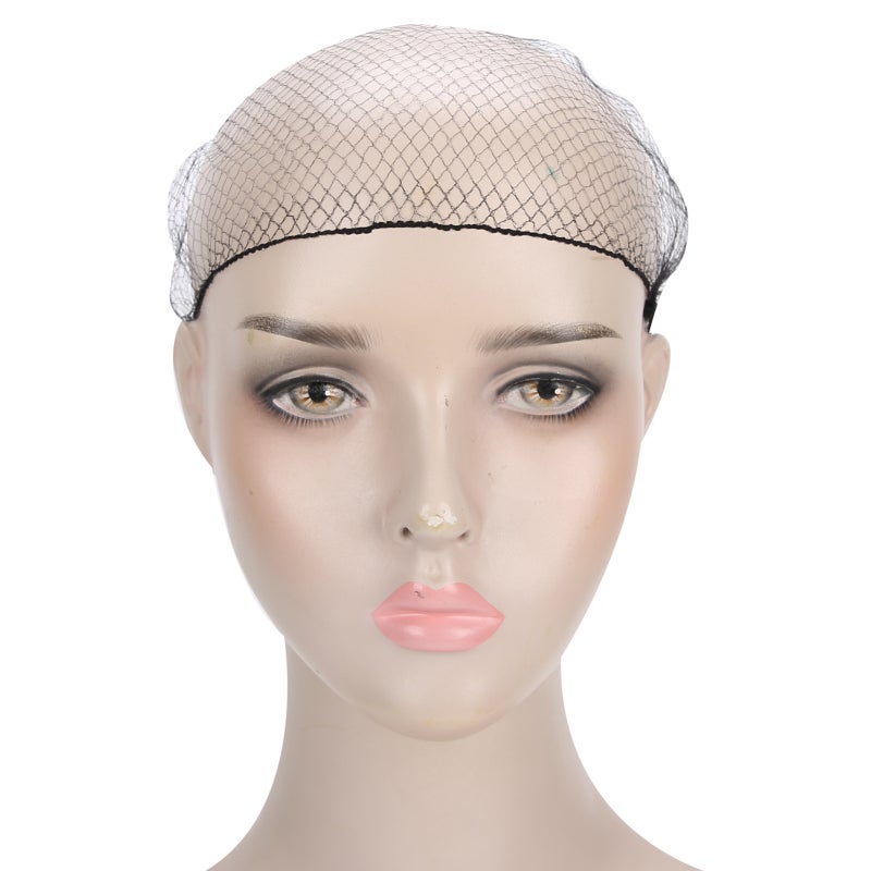 Disposable Nylon Hairnet: 20 Inch Black 100% Latex-Free Breathable Mesh - Lightweight Comfortable Hair Fixing Cap for Salon Home Work Ballet Trainees Chefs Nurses - Image 2