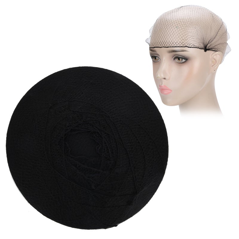 Disposable Nylon Hairnet: 20 Inch Black 100% Latex-Free Breathable Mesh - Lightweight Comfortable Hair Fixing Cap for Salon Home Work Ballet Trainees Chefs Nurses - Image 4