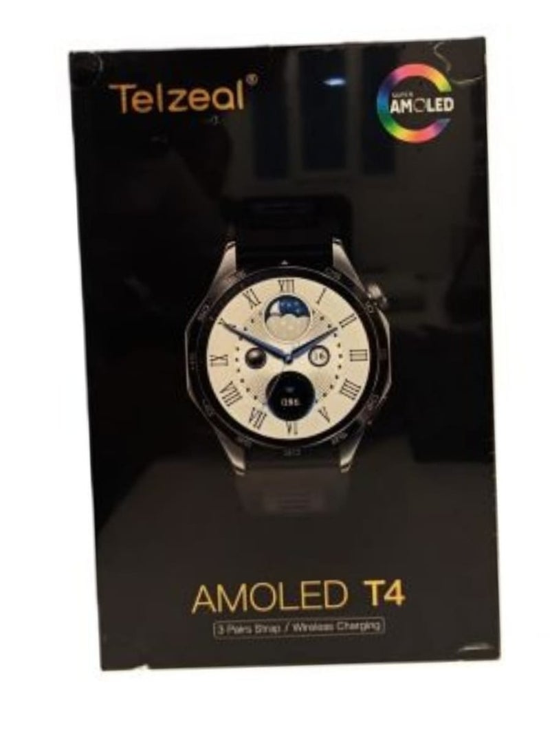 Telzeal Amoled t4 smart watch  user Manual for Men and women on best - Image 3