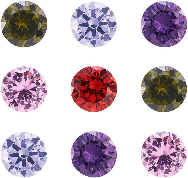 Craftdady 10pcs 10mm barretteCubic Zirconia Stone Colorful Loose CZ Rhinestone Faceted Cabochons for Earring Bracelet Pendants Jewelry DIY Craft Making - Image 1