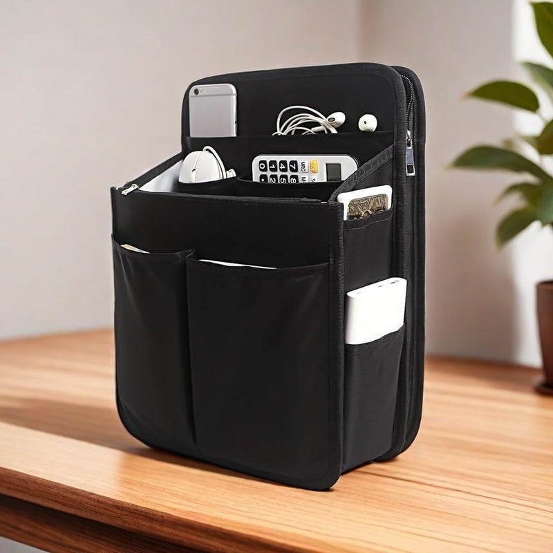 Yoillione Nylon Backpack Organizer Insert for Men and Women, Lightweight Travel Rucksack Insert with High Capacity, Large Bag Organizer with Zipper Pockets - Image 2