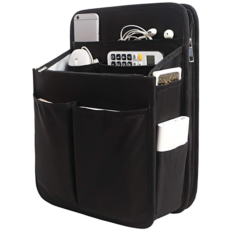 Yoillione Nylon Backpack Organizer Insert for Men and Women, Lightweight Travel Rucksack Insert with High Capacity, Large Bag Organizer with Zipper Pockets - Image 1