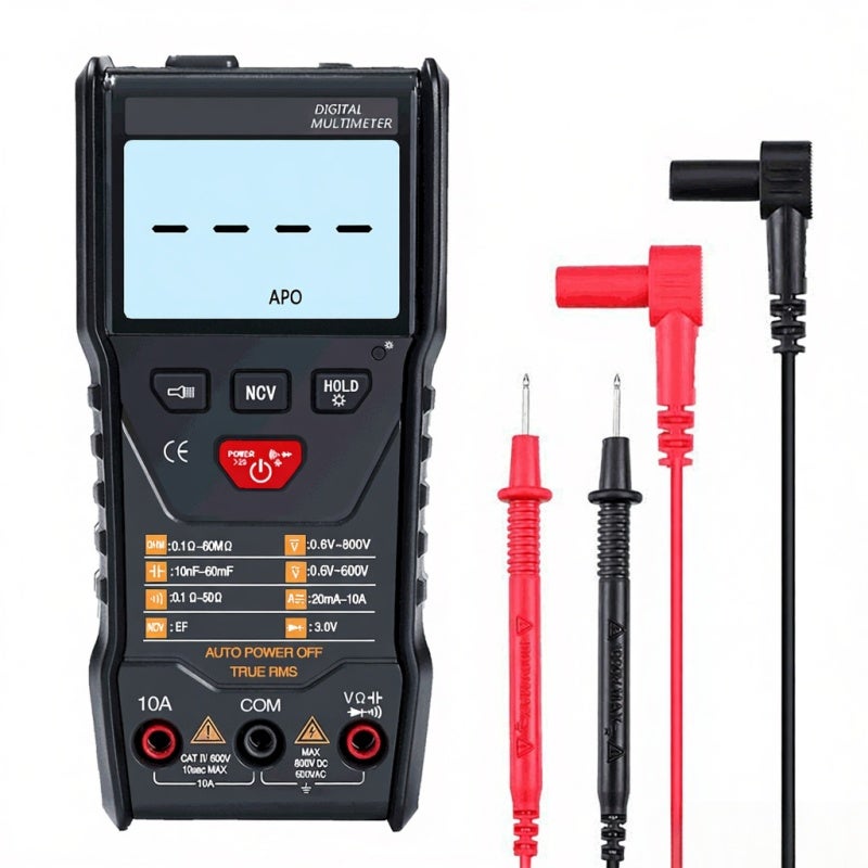 WinAPEX Smart Multimeter: 6000 Counts Fully Intelligent Auto Measurement Digital Multimeter - Full Shockproof Protection Voltage Tester for Home Electrical Maintenance & Professional Use - Image 1