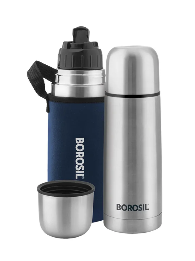 بوروسيل حافظة حرارية زرقاء  مل