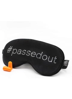 Wild Essentials Allusion Soft Satin Funny Sleep Masks with earplugs (#passedout)