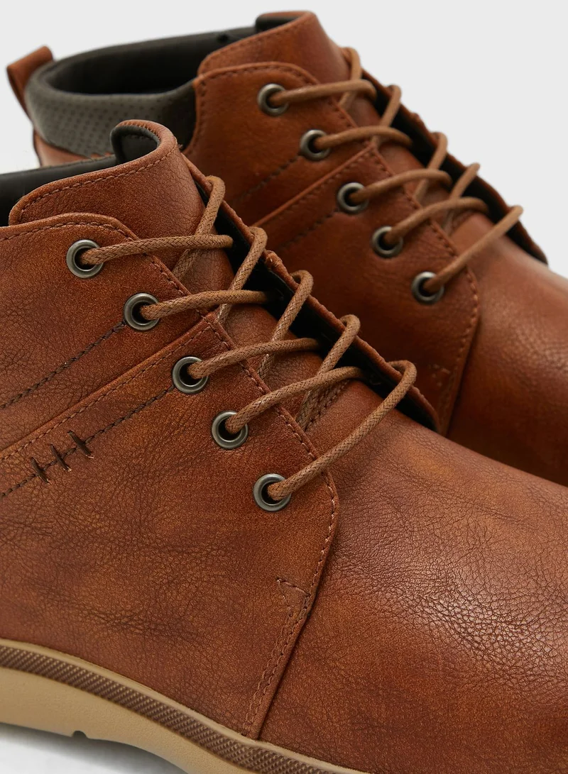 Seventy Five Casual Lace Up Boots