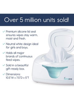hiccapop Baby Wipe Warmer And Baby Wet Wipes Dispenser | Baby Wipes Warmer For Babies | Diaper Wipe Warmer With Changing Light  - Image 3