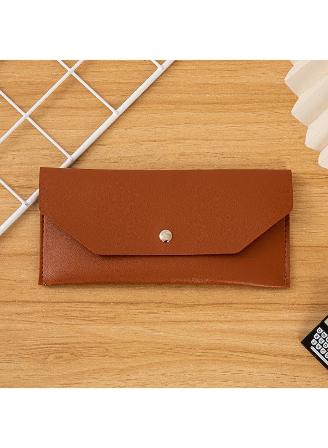 6 Pieces PU Leather Money Envelopes Wallets for Cash Budgeting Money Organizer Reusable Budget Envelopes Money Pouch Holder for Cash Gifts Women Girls Graduation Wedding Birthday Holidays - Image 3
