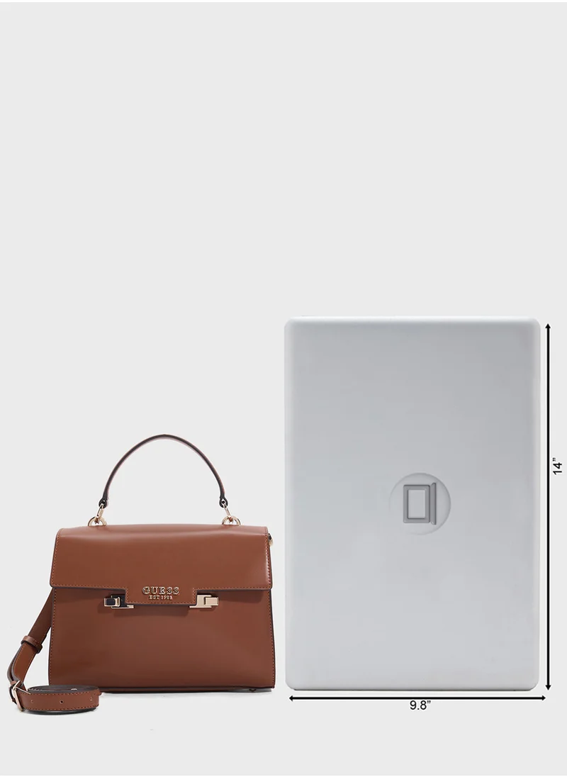 GUESS Eco Aldith Top Handle Flap