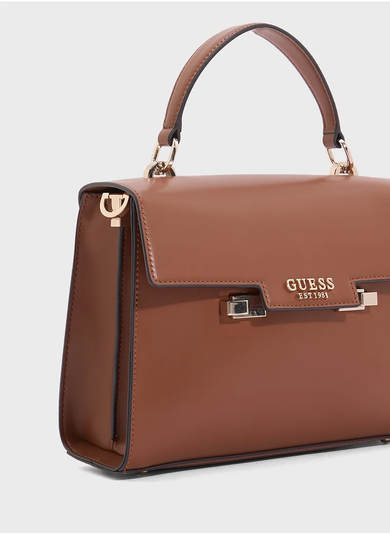 GUESS Eco Aldith Top Handle Flap