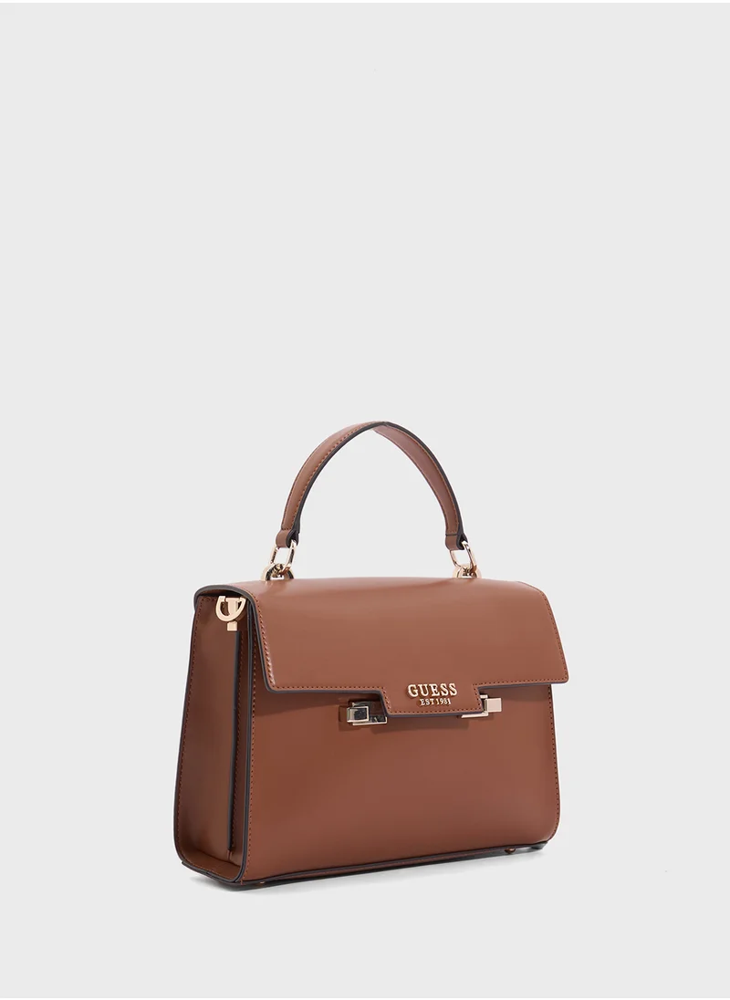GUESS Eco Aldith Top Handle Flap