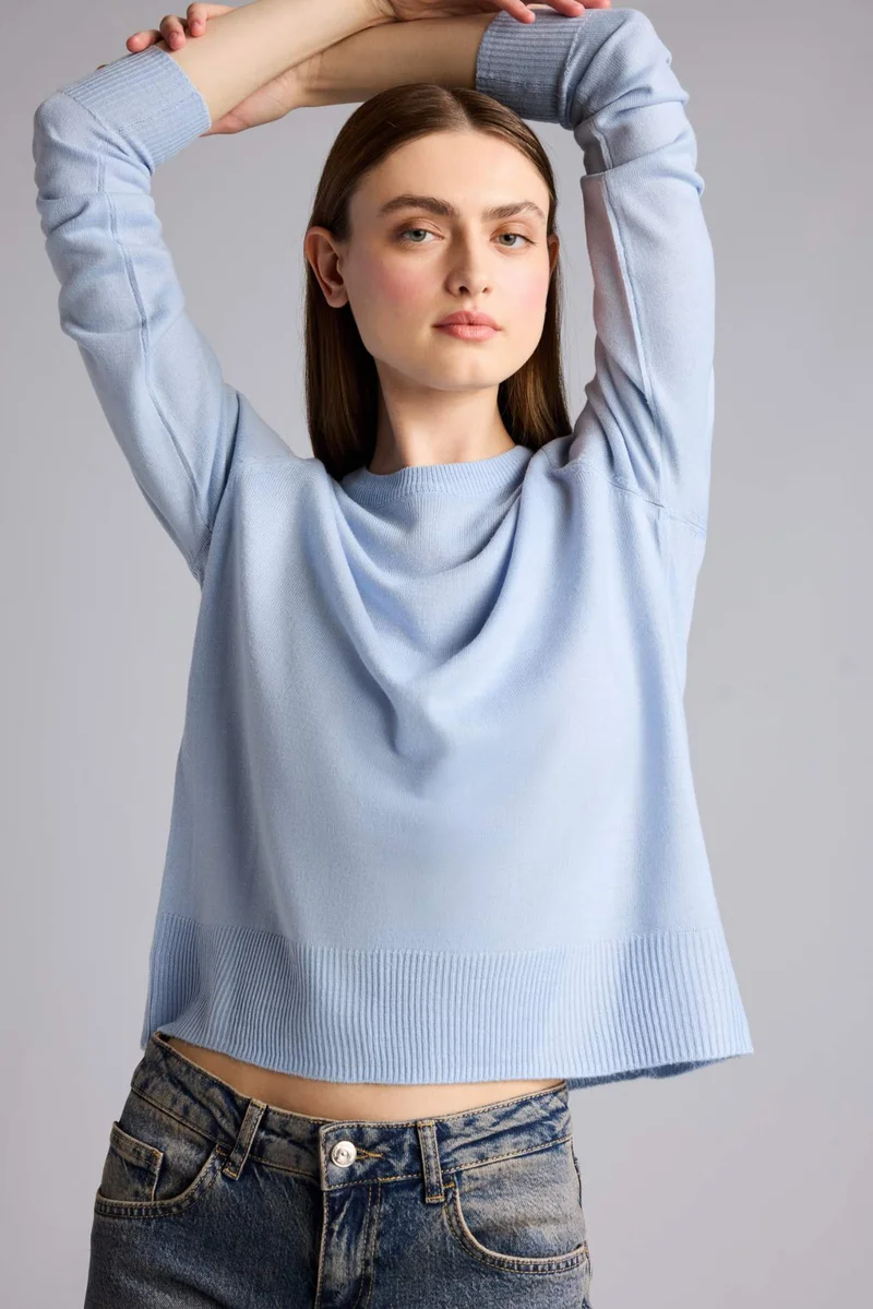 Defacto Relax Fit Crew Neck Pullover