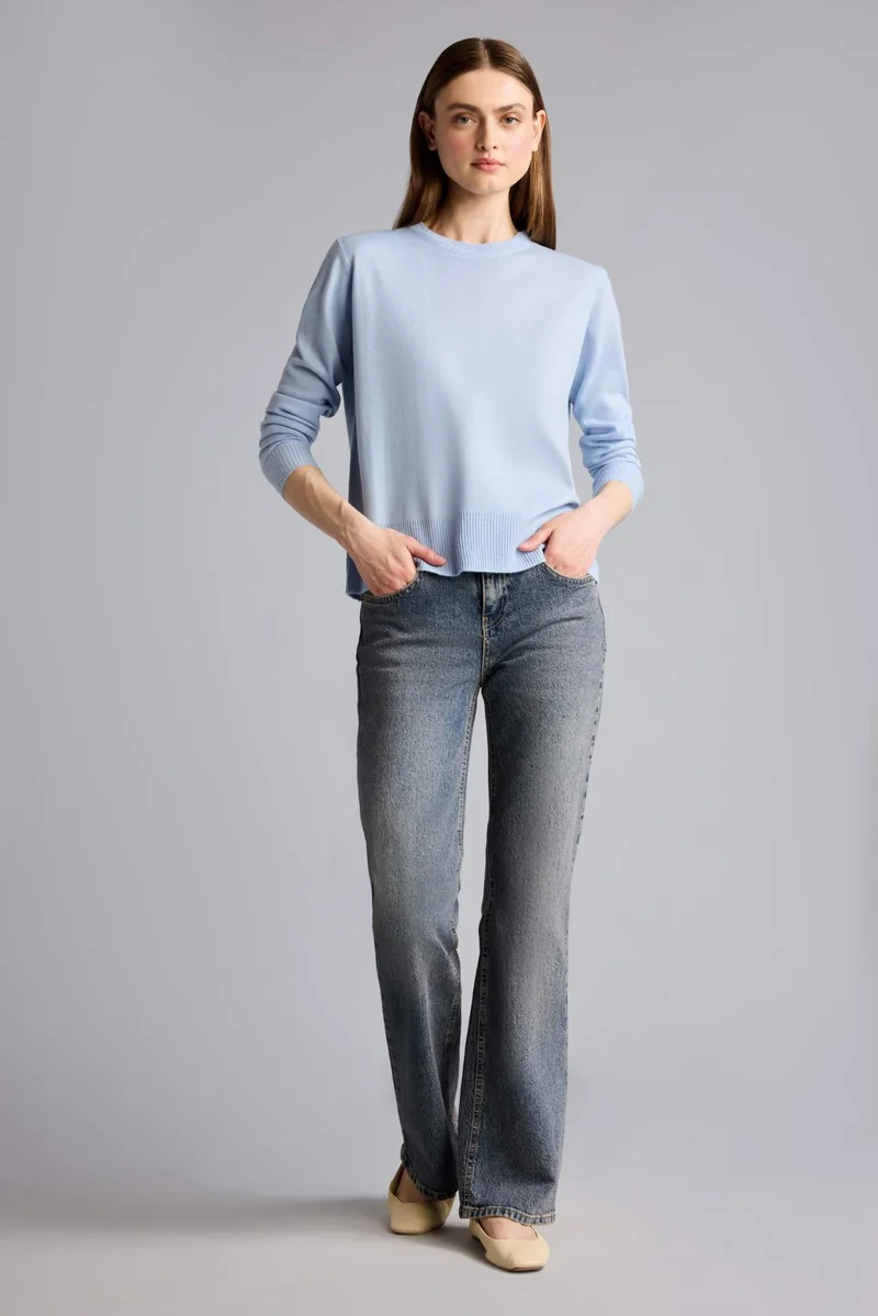 Defacto Relax Fit Crew Neck Pullover