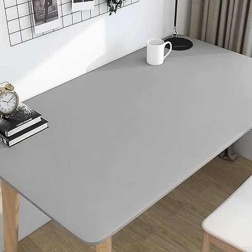 SUNBIRD Matte Grey Wallpaper Solid Peel and Stick Wallpaper Grey Contact Paper Self Adhesive Thick Removable Wall Paper Waterproof Vinyl Roll for Kitchen Cabinets Desk (12 X 48 Inch, Light Grey) - Image 4