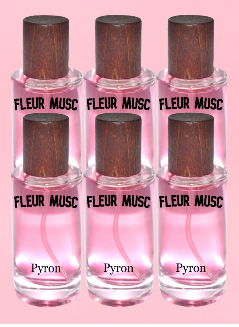 بيرون 6 قطع عطر فلور مسك 50 مل EDP - Image 1