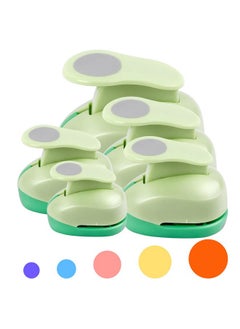 UCEC Circle Punch, Craft Hole Punch Round Punch For Crafting, 5 Different Size Circle Hole Punch For Paper Crafts, Cardstock, Gift Wrapping, Cards And Scrapbooks-3/8 5/8 1 1.5 2 Inch Circle Punch Set  - Image 1